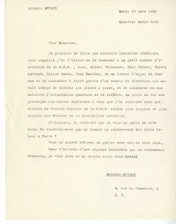 04-08-e A Artaud à A Gide 29 mars 1932