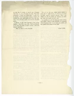 07-39-a A Gide sur Ch Beck dans La Nervie nov 1931 verso