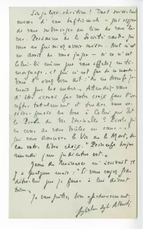 22-01-l G degli Alberti à A Gide 07 nov 1928 verso